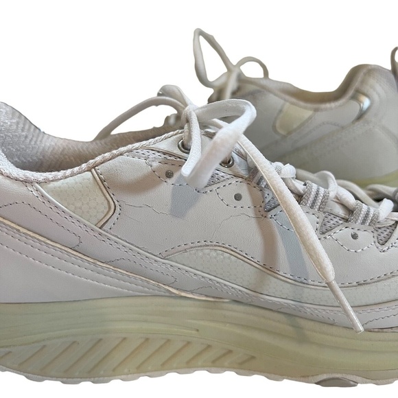 Skechers Shape Ups Woman’s Size 10 White Toning Walking Shoes - Picture 8 of 9
